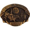 Buffalo Minnesota Rodeo Prca Bulle Reiten Cowboy Nummern Vintage Gürtelschnalle