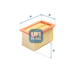 UFI Luftfilter für BMW F650ST Strada ab Bj 00