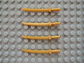 Lego 4 x Waffe Ninjago Schwert Katana 21459 / 30173 perlgold 