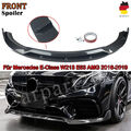 B Style Front Spoiler Lippe Für Mercedes E63 Sport W213 Frontspoiler Carbon Look