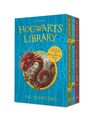 Die Hogwarts-Bibliothek 3 Bücher Box Set von J.K. Rowling Taschenbuch NEU 