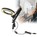 2-in-1 Lupe mit Licht und Ständer 5X Lupenleucht Dimmbare LED Schreibtischlampe