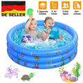 Planschbecken Kinderpool Aufblasbar Babypool Schwimmbad Outdoor Schwimmbecken