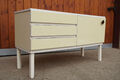 Sideboard Lowboard Vintage weiß 60er Retro Anrichte Danish TV Board Midcentury 1