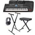 Yamaha PSR-E473 Deluxe Keyboard Set, 820 Sounds, 290 Styles, 64-fache