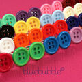 FUNKY 11 mm KNOPFOHRRINGE NIEDLICH KITSCH RETRO KAWAII POP NÄHEN EMO SWEET VINTAGE