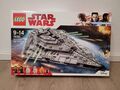 LEGO Star Wars 75190 - First Order Star Destroyer - komplett/hygienisch/sortiert