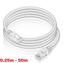 Netzwerkkabel CAT 6 Für DSL LAN Ethernet Kabel RJ45 Patchkabel Rundkabel PC Rund