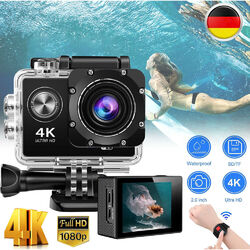 4K HD Action Cam 4K Sport Camera WiFi Helmkamera Wasserdichte Kamera  Weitwinkel