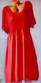 ITALY schönes Sommer Kleid,Strandkleid,Tunika,Kleid,rot,Gr.46,48,50,Neu