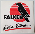 Werbe - Aufkleber / Sticker: Falken - Büroartikel - ca. 12x12 cm