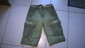 Khujo Shorts Bermudas Herren grün W30 USED Look NEU