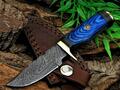 Damast Messer Damaszener Stahl Jagd Knife Damascus Hunting Bowie 1007EA