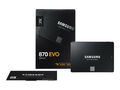 Samsung 870 EVO 2 TB, SSD SATA 6 GB/s, 2.5 Zoll (MZ-77E2T0B/EU)