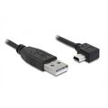 Delock Kabel USB 2.0-A Stecker > USB mini-B 5pin Stecker gewinkelt 3,0 m