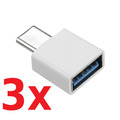 3x USB C auf USB A Adapter OTG USB-Stick für Samsung Laptop MacBook Xiaomi