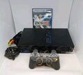 Sony Playstation 2 Fat Konsole Schwarz, Spiel & Controller Vollfunktionsfähig