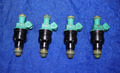 4x Einspritzventil Bosch 0280150743 Ford 88WF-A1A Sierra Scorpio 2.0 Escort 1.4