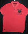 Camp David Herren Polo T-Shirt Piqué Poloshirt Gr. L / XL - NEU MIT ETIKET