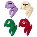 Baby Mädchen Jungen Outfit Weihnachts Babykleidung Kleinkind Set 2 Stücke Hose