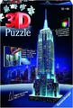 Puzzle - Empire State Building bei Nacht - Night Edition - 3D, 228 Teile