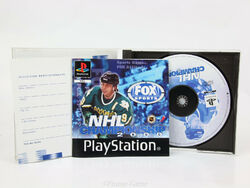 Sony Playstation 1 PS1 PAL NHL Championship 2000 Anleitung