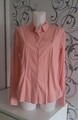 Tommy Hilfiger Damen Bluse Hemd Logo Print orange weiß Gr. 12 / 40 NEUWERTIG