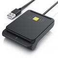 CSL CR USB 2.0 Dual Chipkartenlesegerät NFC Smartcard Schwarz Kartenlesegerät