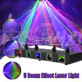 RGBYC Laserlicht 5 Beam DJ Projektor Bühnenlicht Remote DMX DJ Disco Show Party