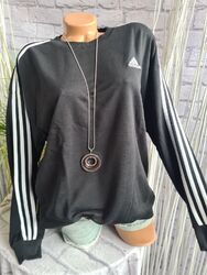 Adidas Sweatshirt Pulli Pullover Gr. M bis XXL schwarz mit Logo (9 905) NEU