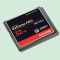 SanDisk Extreme Pro CompactFlash Speicherkarte 32GB (UDMA7, 4K-UHD- und Full-HD