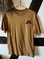 Nike SB T-Shirt S Loose Fit braun Senf Ocker