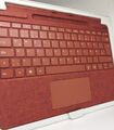 Microsoft Surface Signature Tastatur OHNE Pen Typecover Pro X, Pro 8, Pro 9 rot