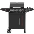 Royal Gourmet Gasgrill 3+1 Brenner Grillwagen 11,5kw Gasgrill