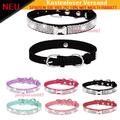 Hundehalsband Katzenhalsband Strasshalsband Halsband  mit Leine Welpe Hundeleine