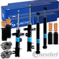 SACHS STOßDÄMPFER + DOMLAGER + SERVICE KIT VORNE+HINTEN passend für OPEL CORSA D