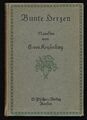 Bunte Herzen. Seine Liebeserfahrung : Zwei Novellen von Keyserling, E. von Keyse