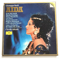 Verdi AIDA Claudio Abbado, Domingo, Ricciarelli 3 LP Box Set DG 2741 014 NM