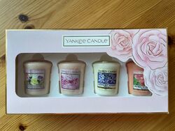 Yankee Candle Geschenkset 4x Votiv Floral