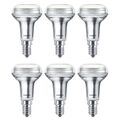 6 x Philips LED R50 Glas Reflektor 4,3W = 60W E14 345lm neutralweiß 36° DIMMBAR