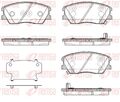 REMSA Bremsbelagsatz Scheibenbremse 1884.02 für KIA SOUL 3 SK3 Cargo