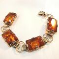 Tolles Bernsteinarmband 900 Silber Bernstein Armband old amber bracelet / AM 231