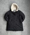 MARC O‘POLO Damen Jacke Daunenjacke Gr. L Mit Kapuze Fell Optik Schwarz