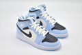 Nike Air Jordan 1 Mid Ice Blue GS Sneaker. 100% Original. UK Größe 4,5