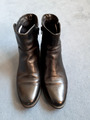 klassische Stiefeletten Tamaris schwarz Glattleder Gr. 41 (7,5) Top-Zustand!