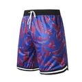 Herren Print Fitnessstudio Laufshorts schnell trocknend Bodybuilding Fitness Strand kurze Hose