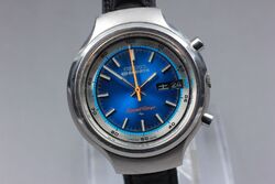 【 EXC+5 】 Vintage Seiko 5 Sports Speed Timer 7015-8000 Chrono DayDate Auto JAPAN