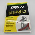 SPSS 22 für Dummies von Felix Brosius (2014, Taschenbuch)