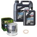 BMW R 1100 RS 259 Bj. 1994, LIQUI MOLY 15W-50 Street 5L, HiFlo Ölfilter Set