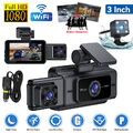 HD 1080P Dual Lens Car Auto KFZ DVR Kamera Video Recorder Dash G-Sensor mit 32GB